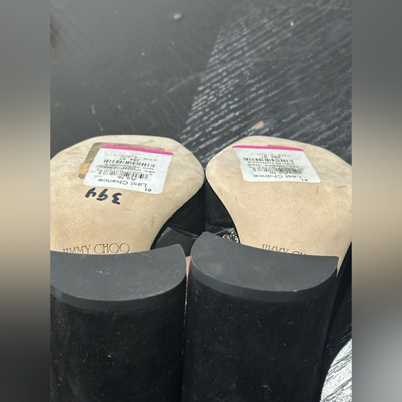 Jimmy Choo Elegant Suede Heels Size 36.5 - Picture 7 of 8